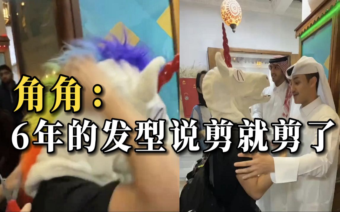 中国博主在卡塔尔戴彩虹头套引争议 为表示尊重当场剪掉
