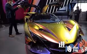 碳纤维跑车亮相进博 1.2吨百公里加速2.7秒