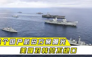 终于将盼来航母？韩国“国产航母”方案曝光，美媒赞不绝口