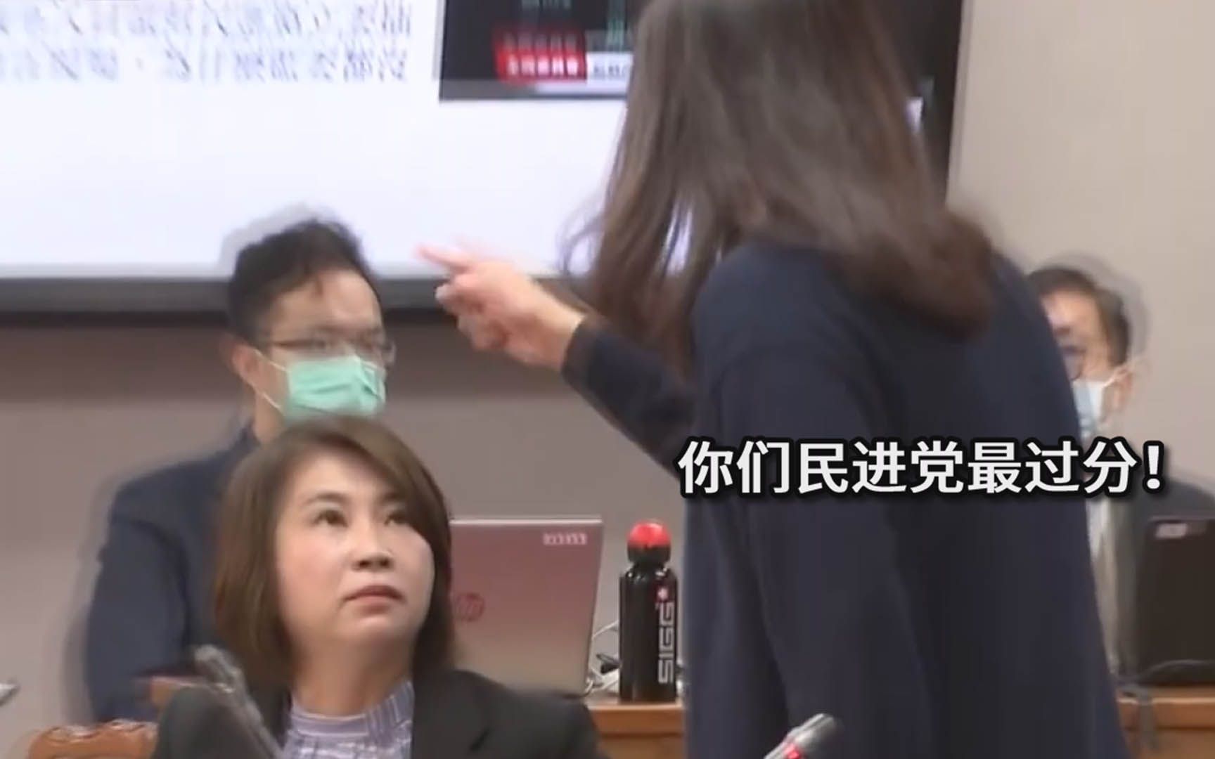 “蓝委”郑丽文痛批民进党滥用权力：比猪内脏还臭！