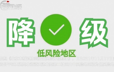 北京昌平天通北苑第二社区降为低风险