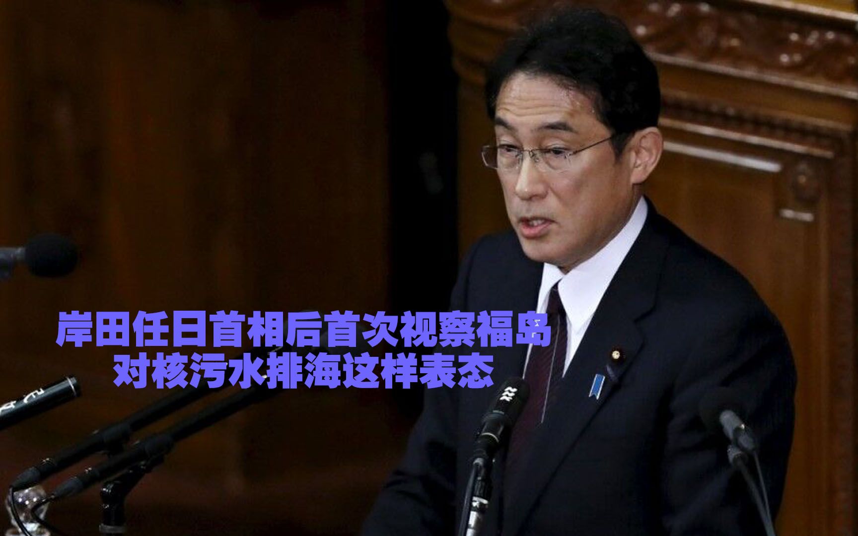 岸田任日首相后首次视察福岛 对核污水排海这样表态
