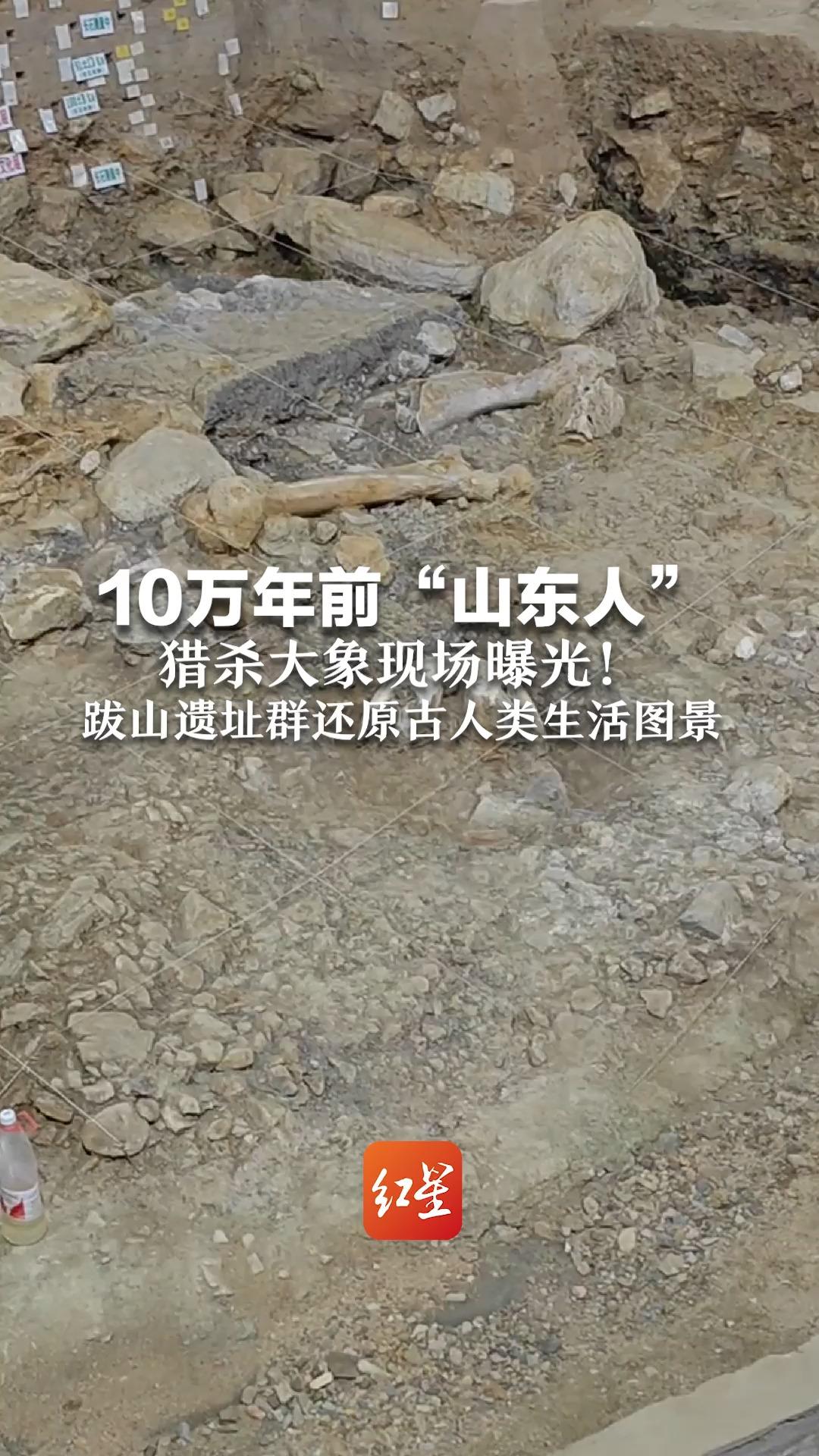 10万年前“山东人”猎杀大象现场曝光！跋山遗址群还原古人类生活图景