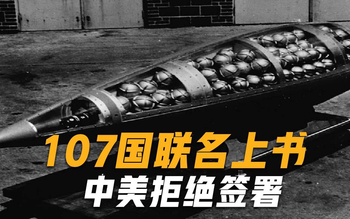 中美拒绝签署！杀伤力堪比核武，107国联合上书要求8年内全部销毁