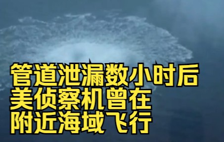 路透社爆料：“北溪-2”管道泄漏数小时后 美侦察机曾在附近海域飞行