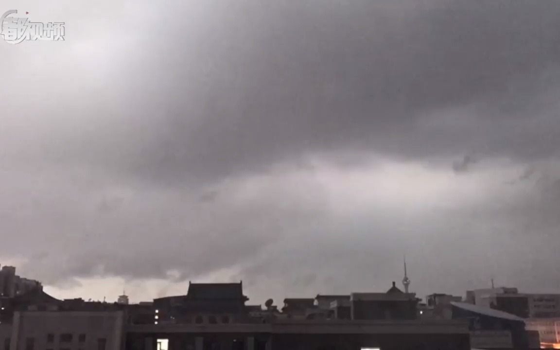 延时摄影｜西城下了！来看从雨云密布到降下大雨全过程