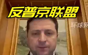 乌总统泽连斯基：正在与西方领导人会谈以组建一个反普京联盟
