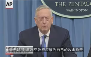 美国国防部长：我们在叙利亚的首要打击目标仍是恐怖组织