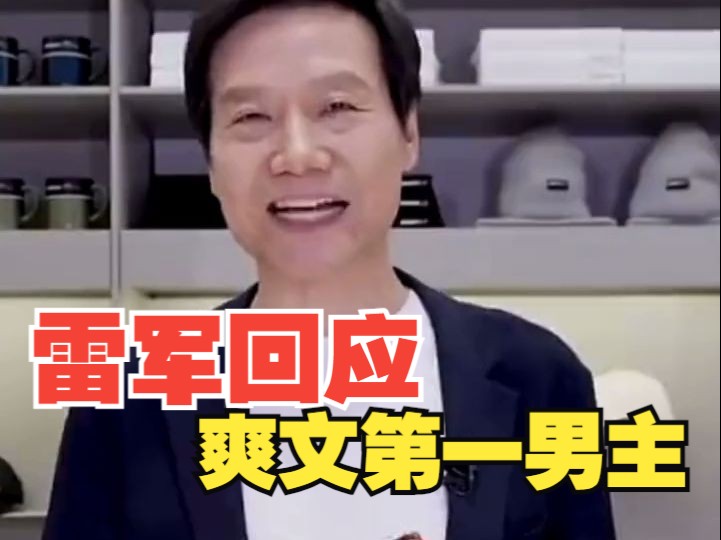 雷军回应被称爽文第一男主