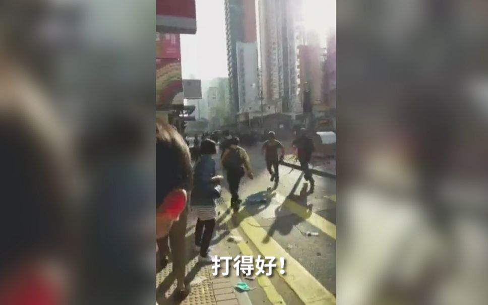 忍无可忍！ 元朗民众合力驱赶暴徒