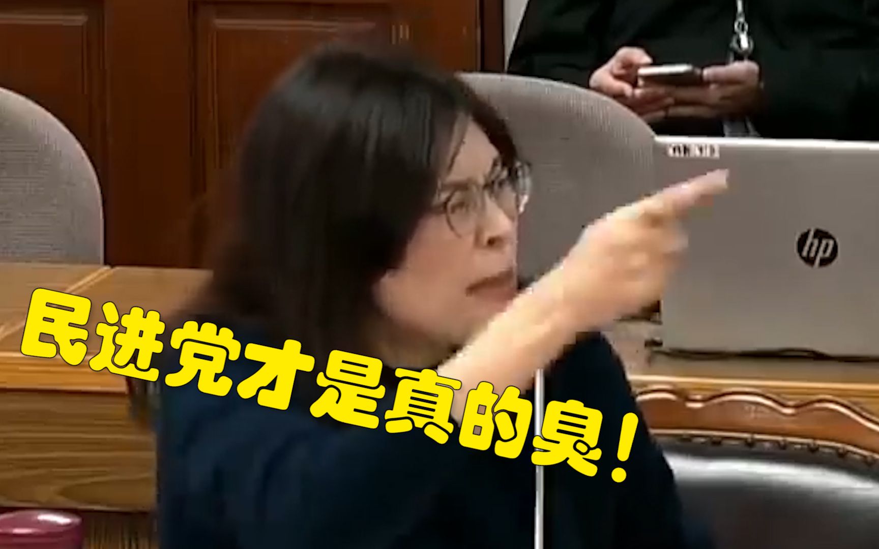 拍案对骂！“蓝委”郑丽文怒斥民进党滥用权力：比猪内脏还臭