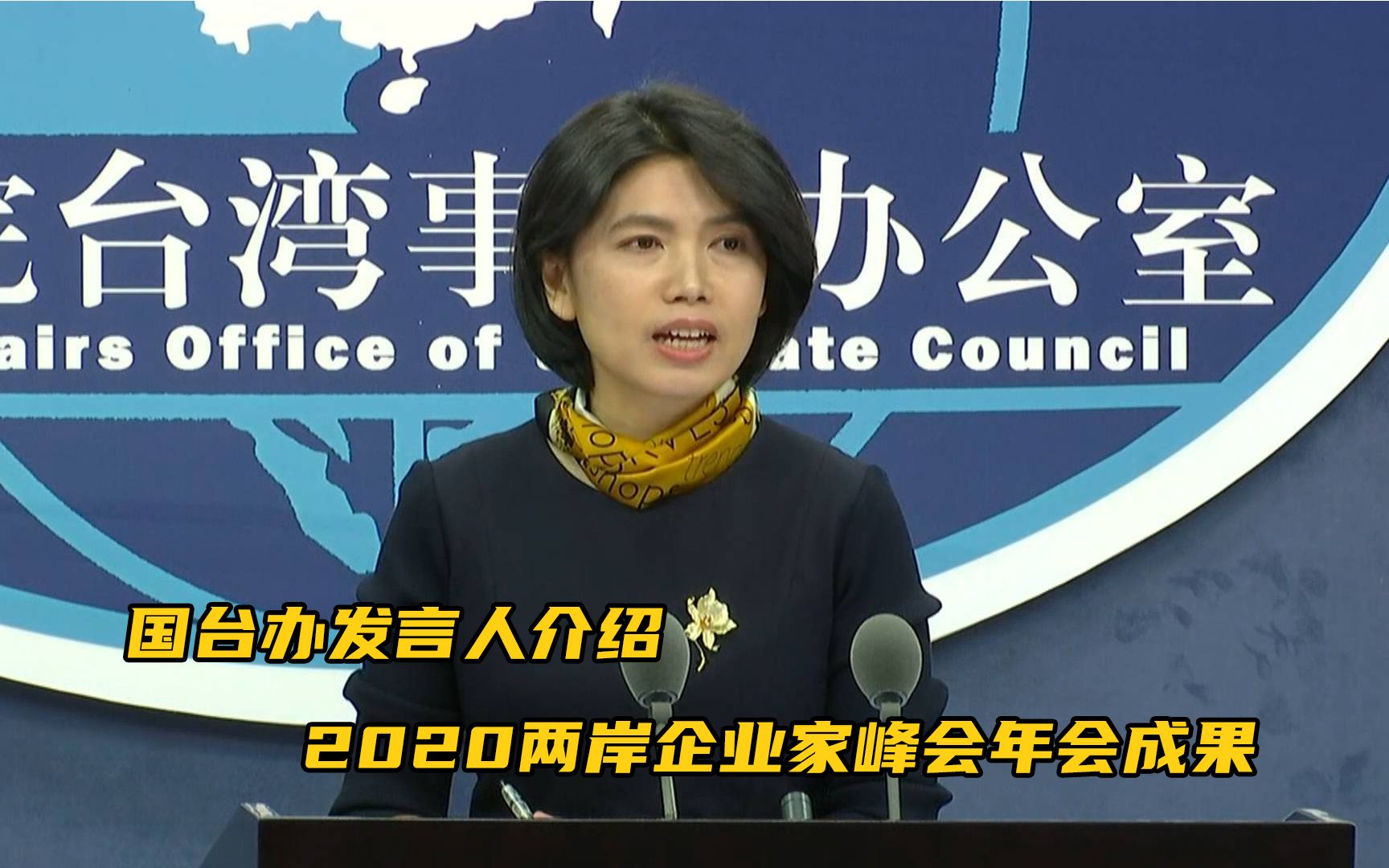 国台办发言人介绍2020两岸企业家峰会年会成果