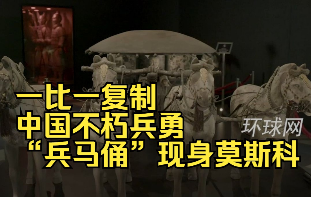 一比一复制！中国不朽兵勇“兵马俑”现身莫斯科