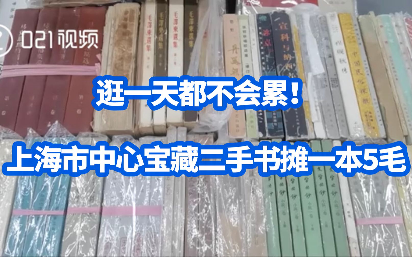 逛一天都不会累！上海市中心宝藏二手书摊一本5毛