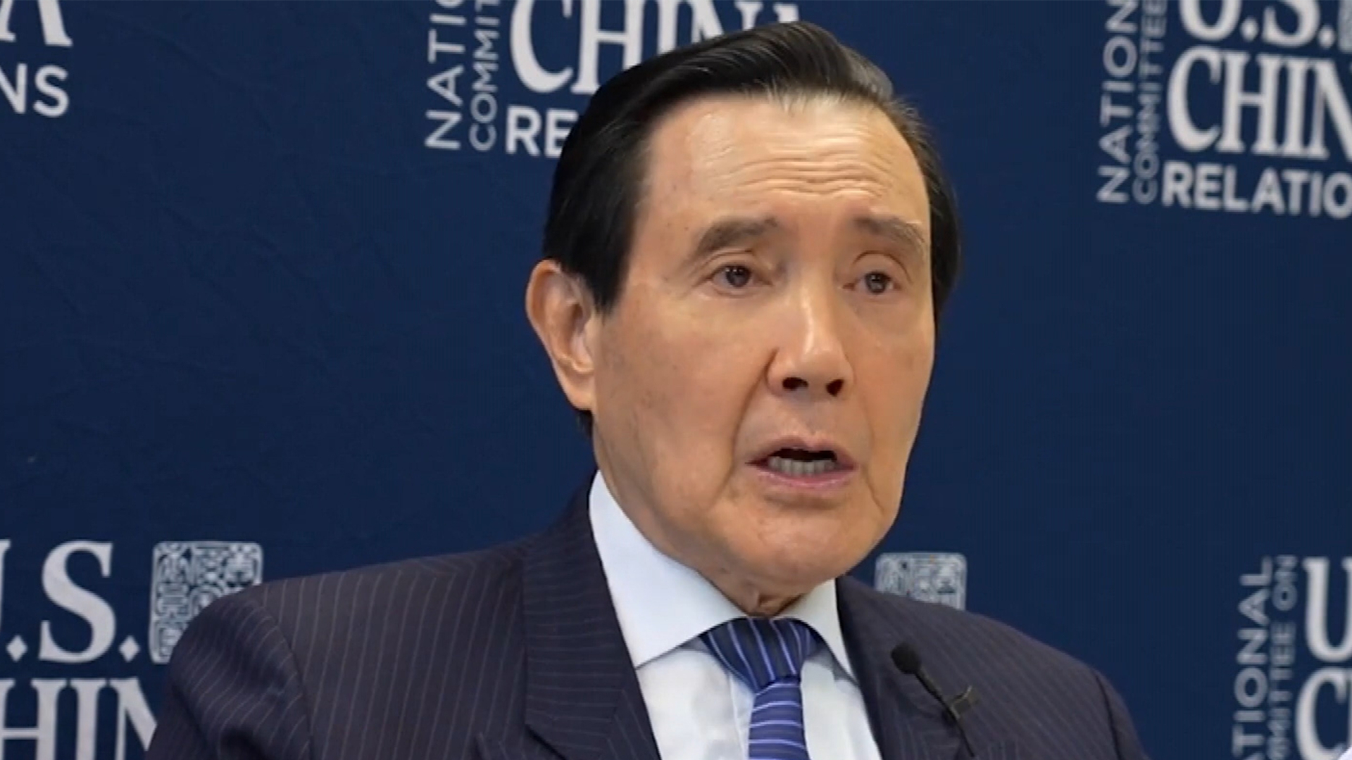 马英九：台湾人希望和平，美国应促两岸和谈，而非鼓励“台独”