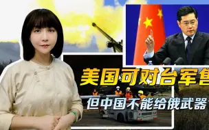 美国对台军售，乌驻日大使闭眼，中国还没给俄武器，怎么就急了？