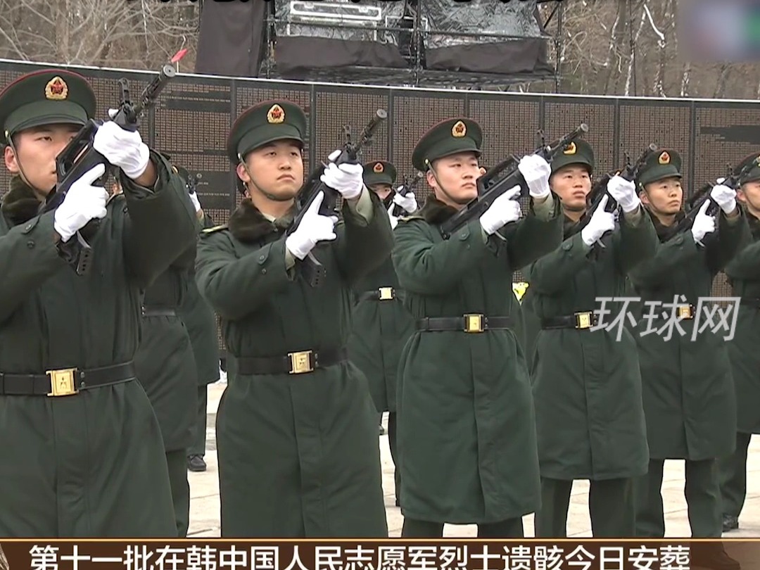 魂归故里！12响最高鸣枪礼节致敬志愿军烈士
