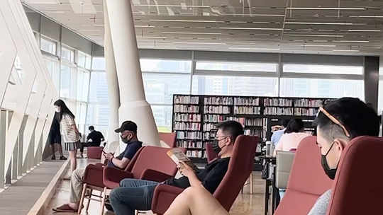 上图东馆重启公测第一天！这个空间千万别错过，还等什么，快来预约探馆#上海图书馆东馆 #地标