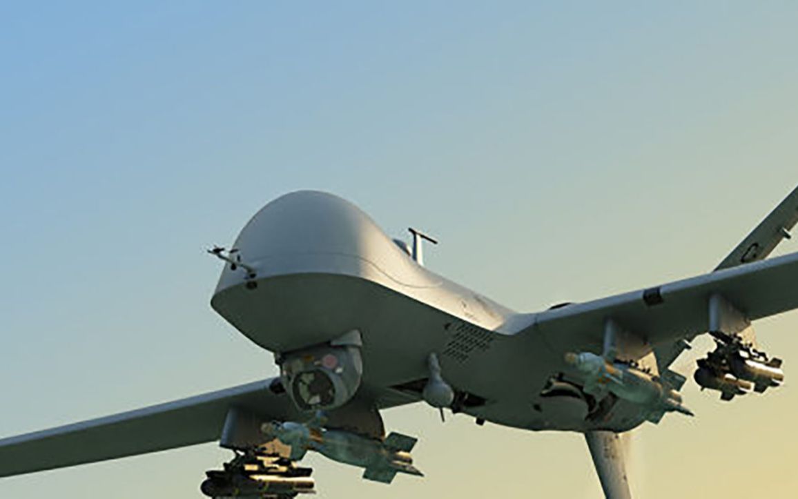 我国民企无人机立功！日本空自紧急拦截黑色涂装科技感很强