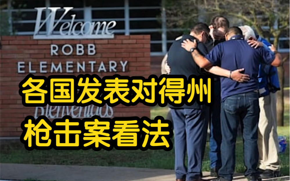 各国发表对得州小学枪击案看法 美国务院：怜悯会让其付出代价