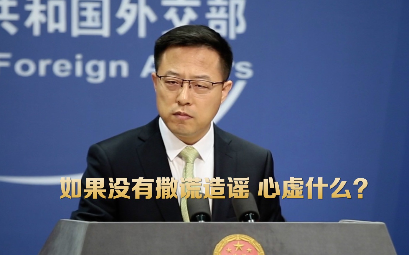 中方将起诉德国学者和澳智库？赵立坚灵魂拷问：如果他没有撒谎造谣，心虚什么