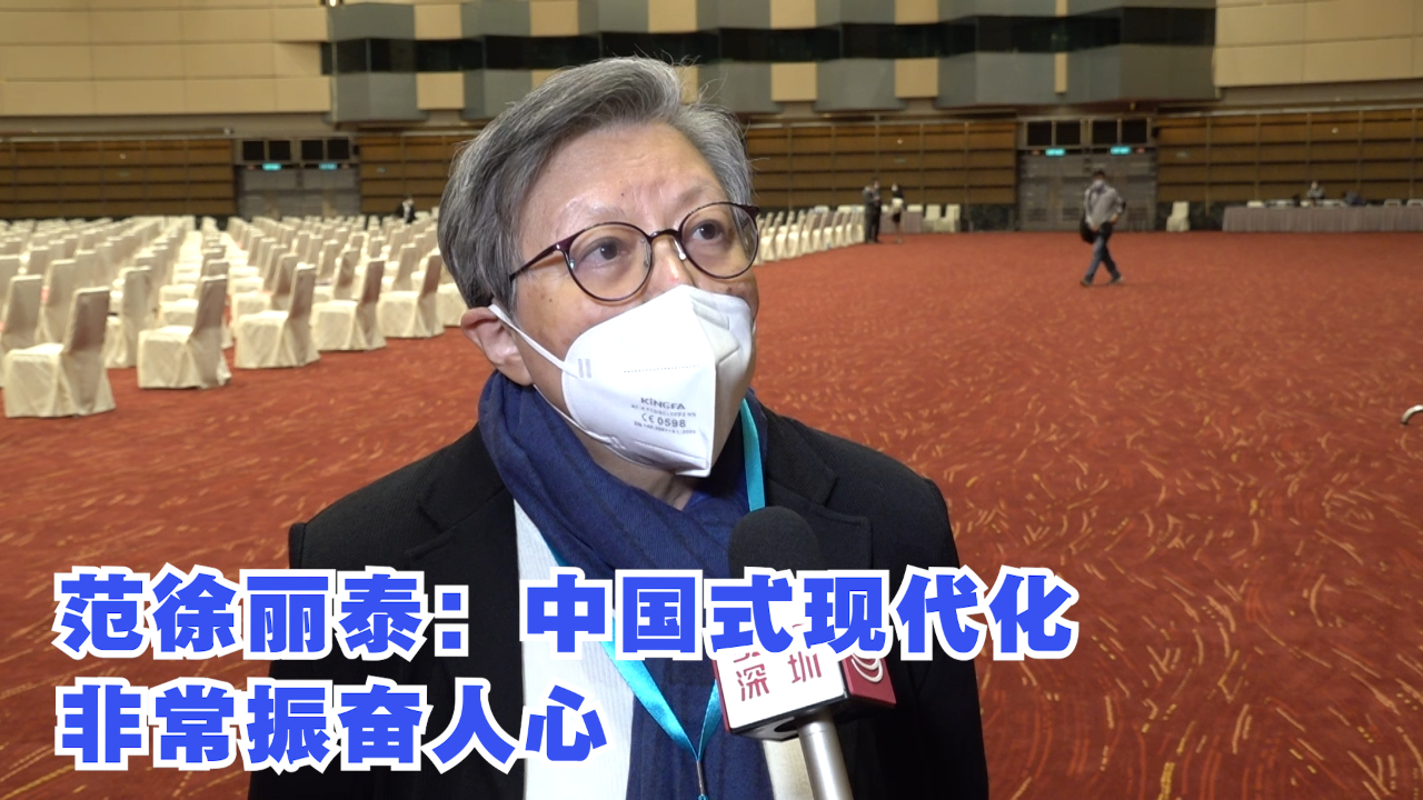 范徐丽泰：中国式现代化非常振奋人心