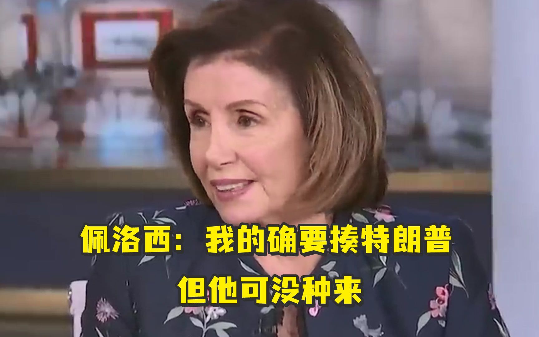 佩洛西：我的确要揍特朗普，但他可没种来