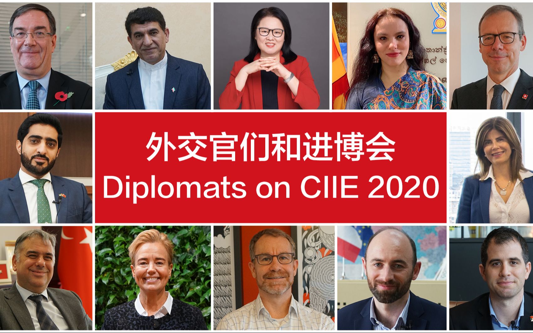 12国外交官打call进博会，安利全球好货！