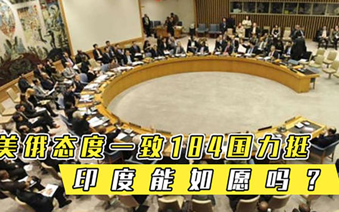安理会五常变六常美俄态度一致184国力挺，印度能如愿吗