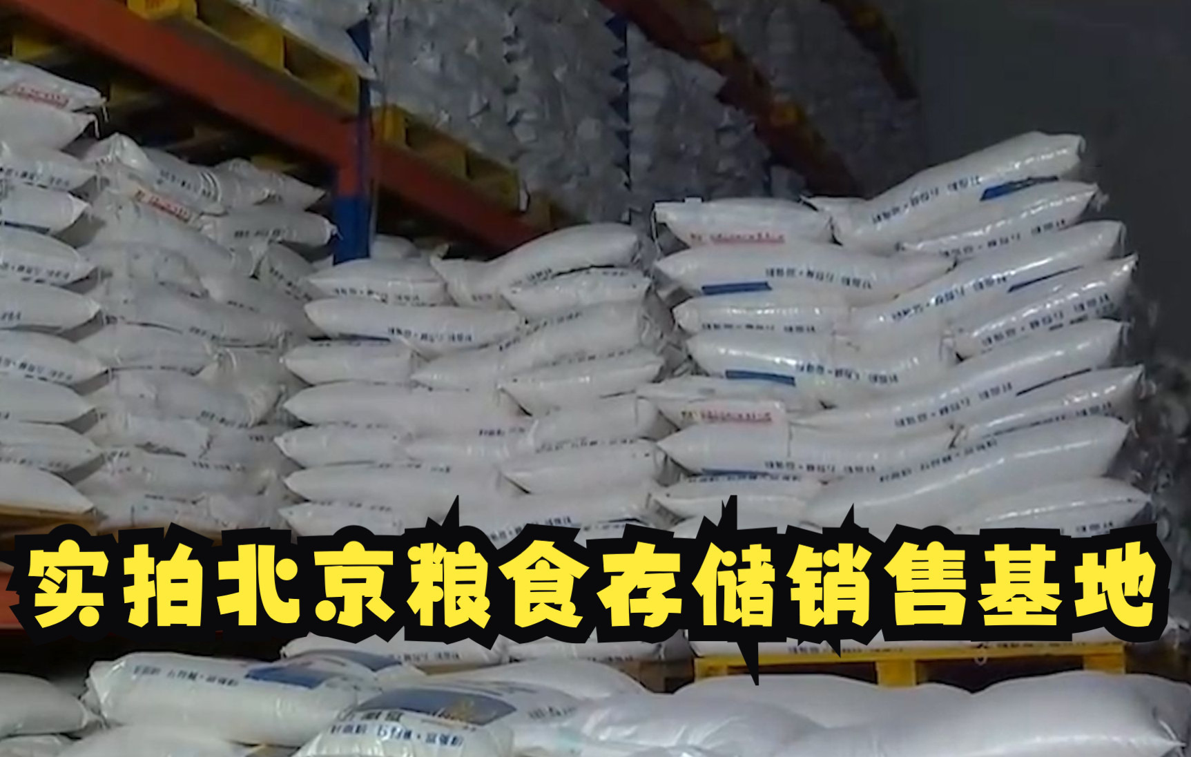 央视实拍北京粮食存储销售基地