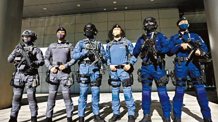 港警三支“反恐部队”新装亮相！