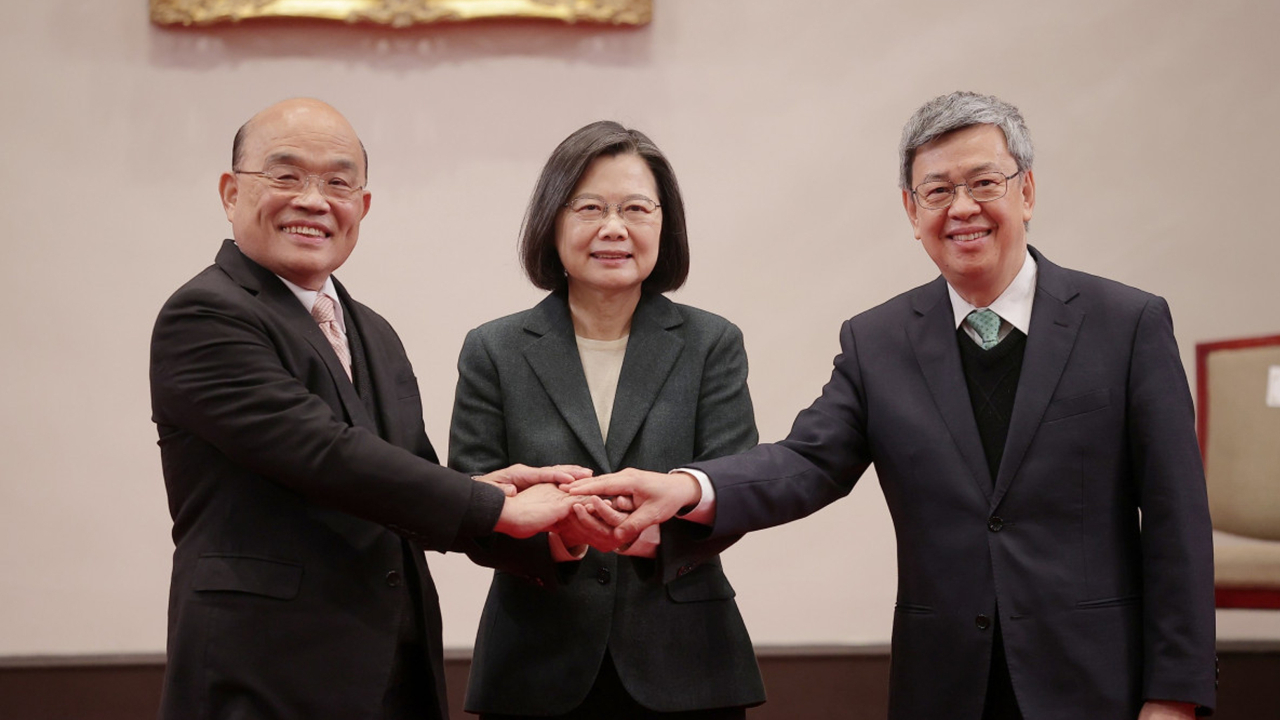 正式宣布！陈建仁接掌台行政机构，蔡英文交付四大任务