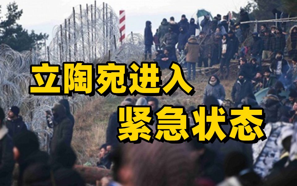 立陶宛进入紧急状态！为防难民越境允许动用“合比例武力”