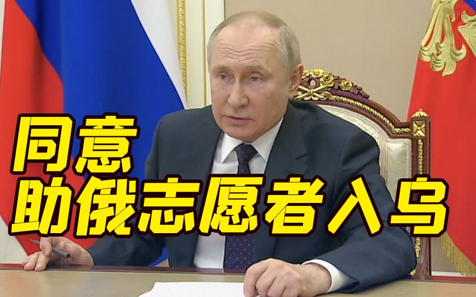 普京同意向乌克兰派遣志愿者 俄国防部长称许多来自中东地区