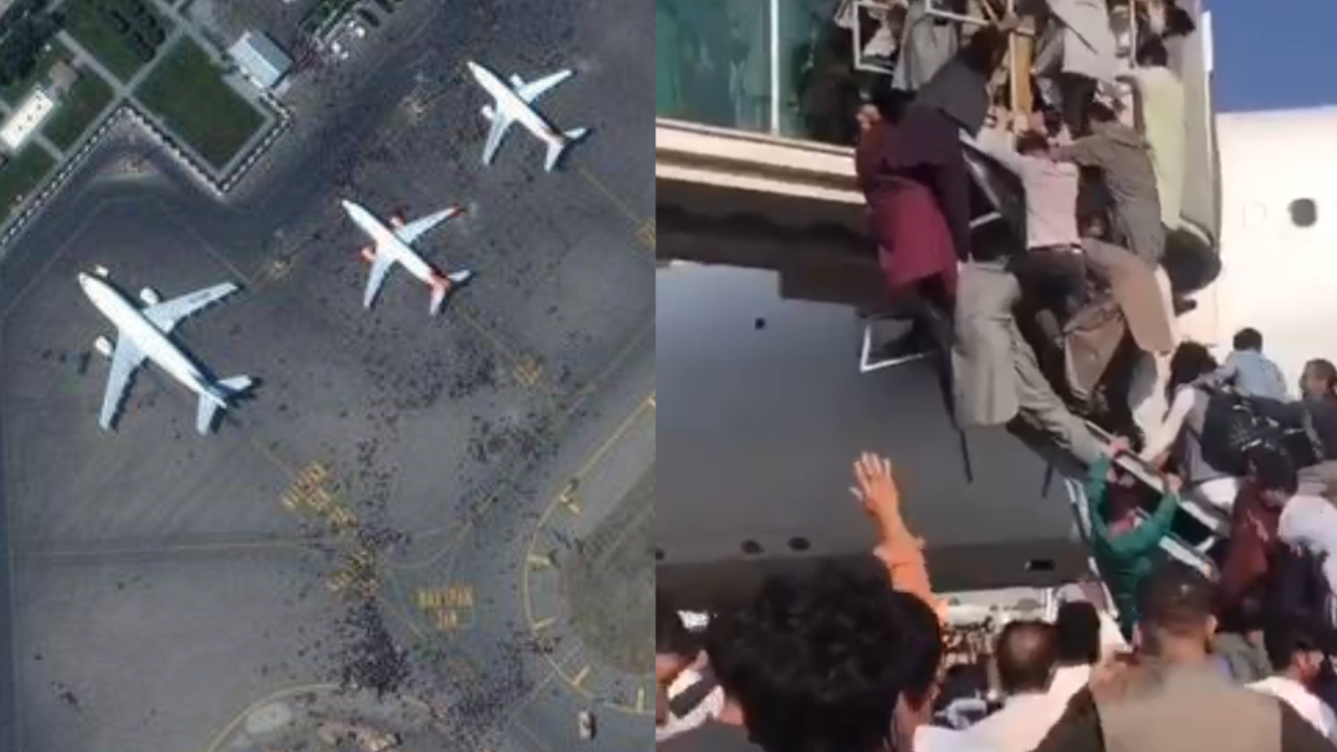 美国空军：在从喀布尔起飞的运输机起落架中发现人体残骸 正调查