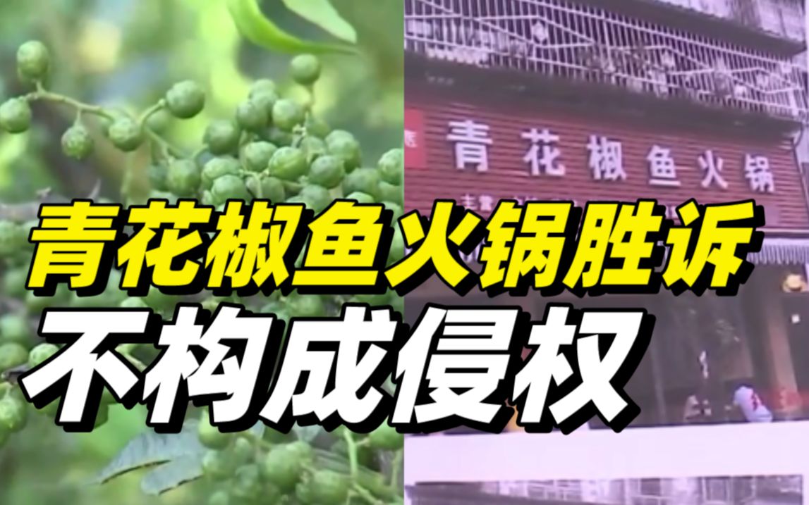 “青花椒”商标之争 | 四川高院：青花椒鱼火锅胜诉，不构成侵权