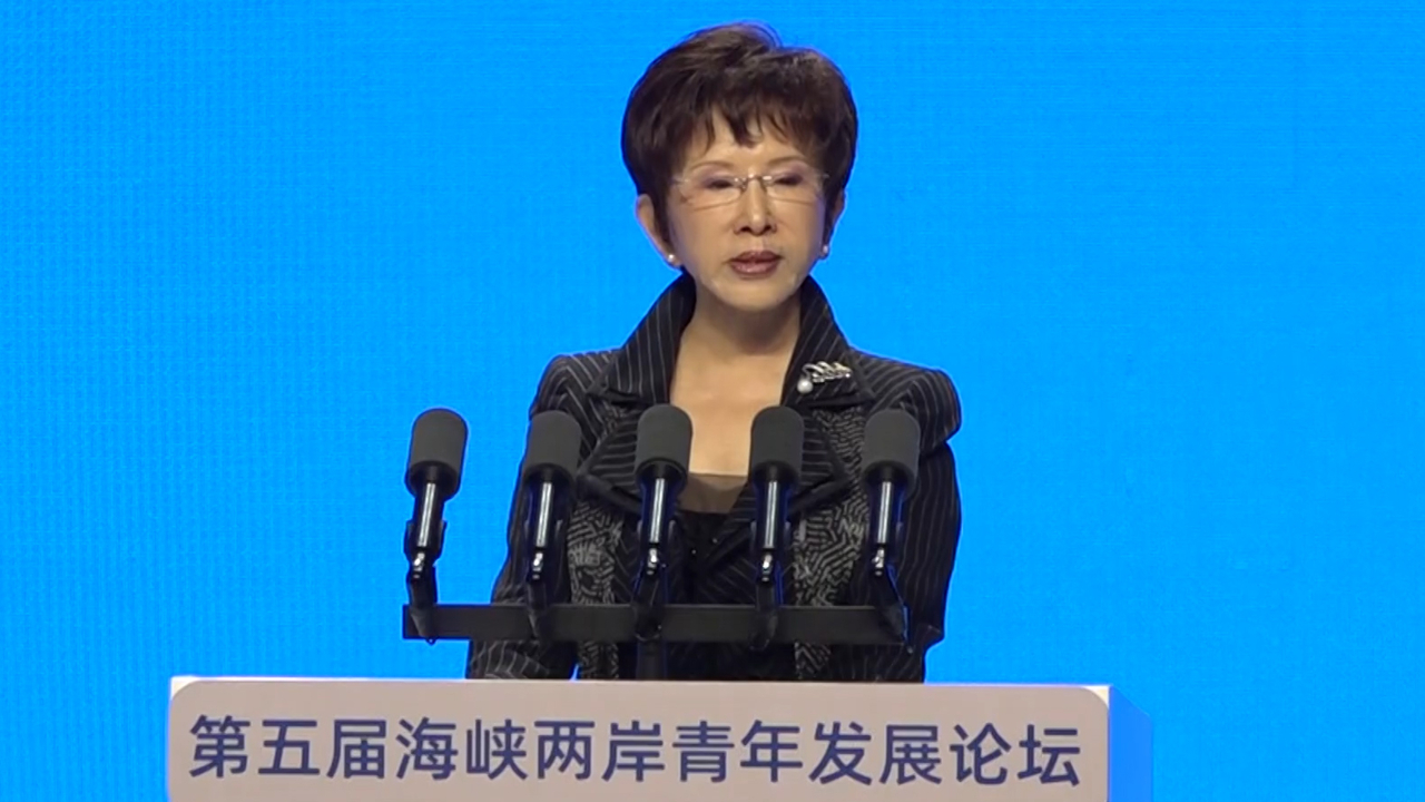 洪秀柱出席海峡两岸青年发展论坛：“台独”逆流难以撼动历史潮流