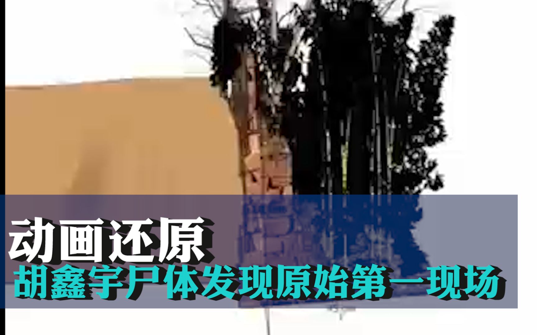 动画还原胡鑫宇尸体发现原始第一现场