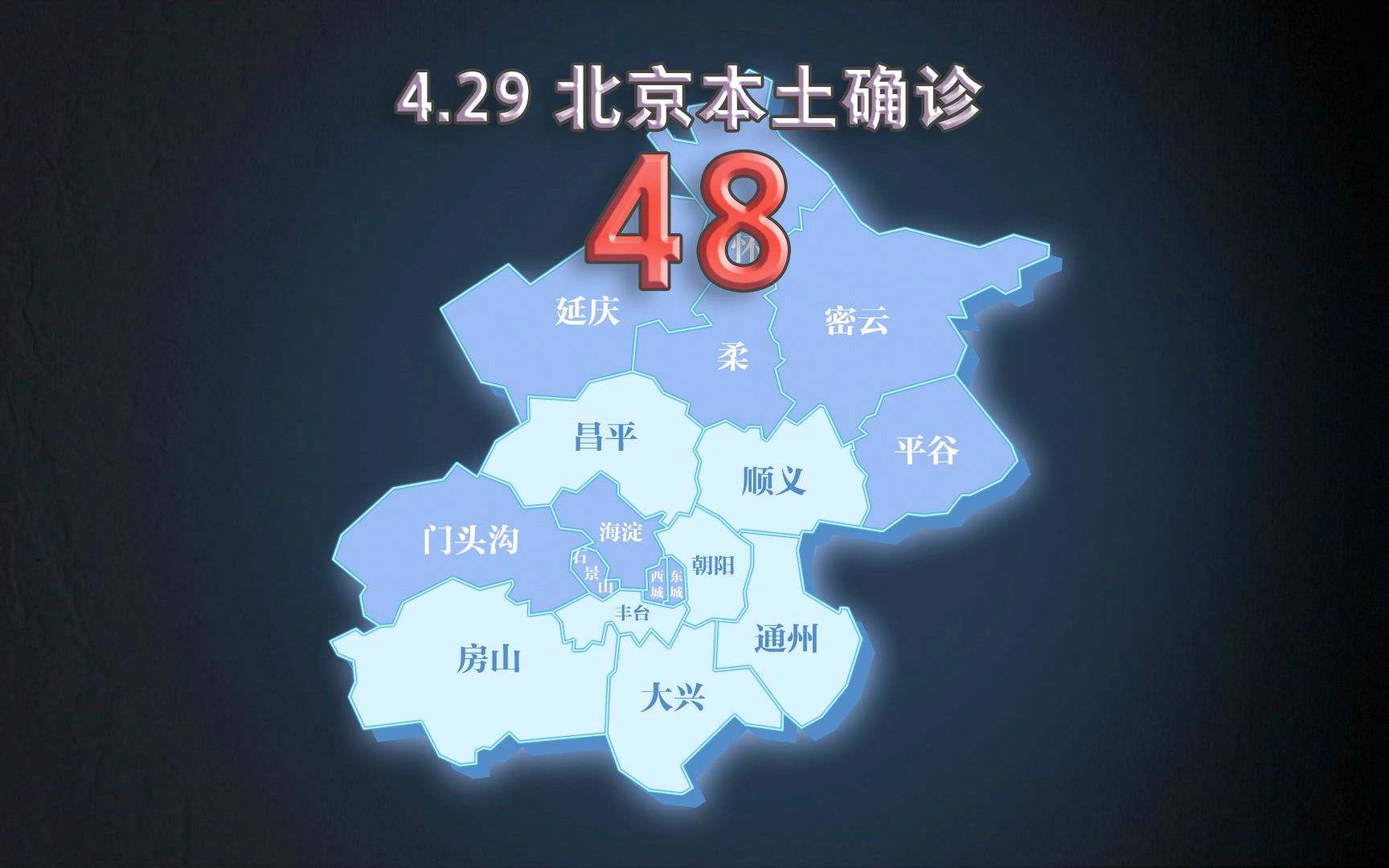 北京疫情动态地图：4月29日新增本土确诊48例、无症状6例