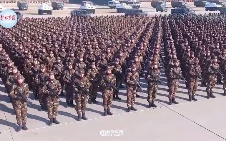 超燃！60秒感受2021全军热血开训