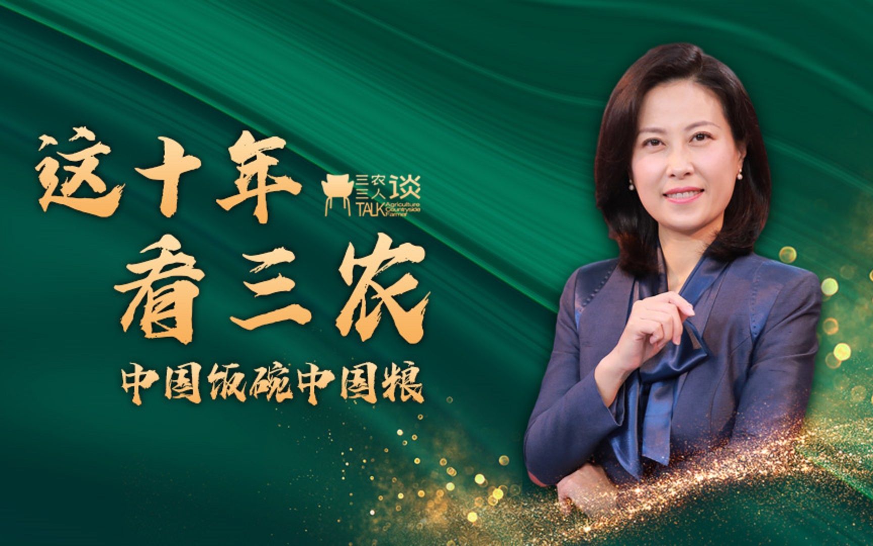三农三人谈丨这十年 看三农——中国饭碗中国粮