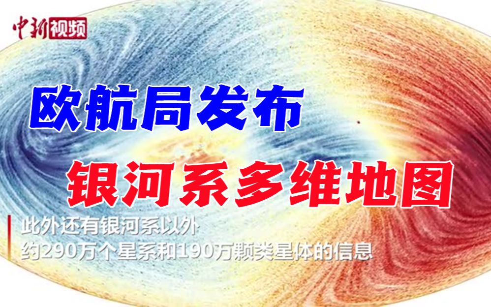 欧航局发布银河系多维地图
