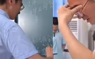 高三学生向老师“请假” 老师哭着说不想签字 怕再也见不到你们了