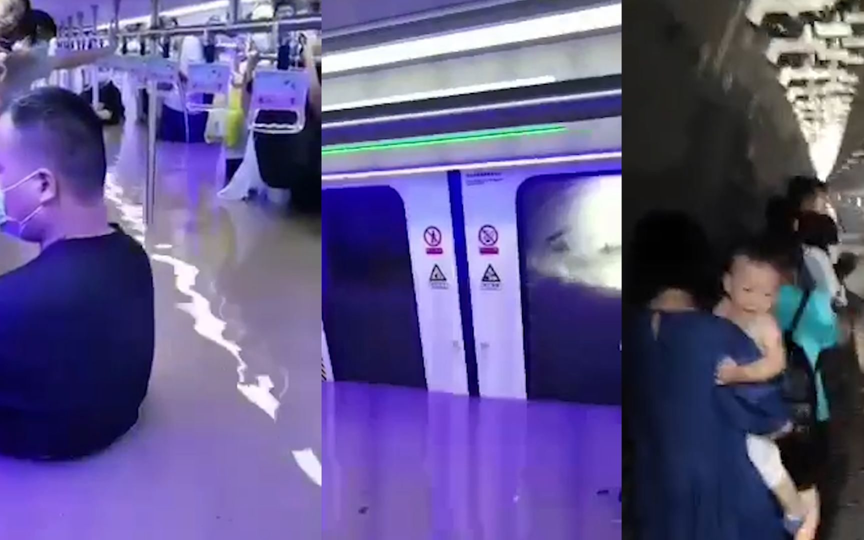 痛心！暴雨致郑州地铁12名乘客死亡 500余群众被陆续疏散