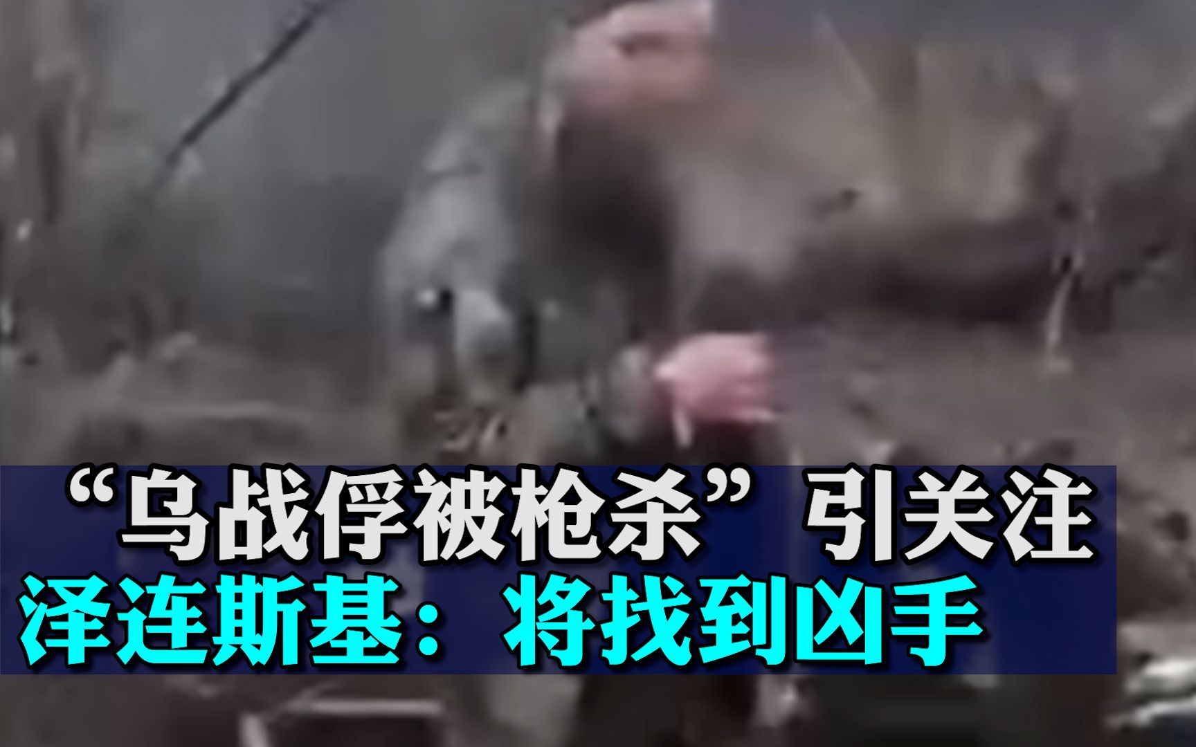 “乌克兰战俘被枪杀”视频疯传引发关注，泽连斯基发声：将找到凶手