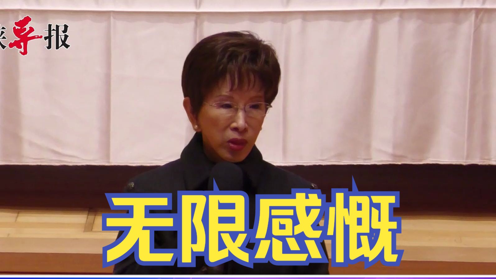 洪秀柱：两岸同胞血浓于水，如今台湾年轻人数典忘祖何其悲哀