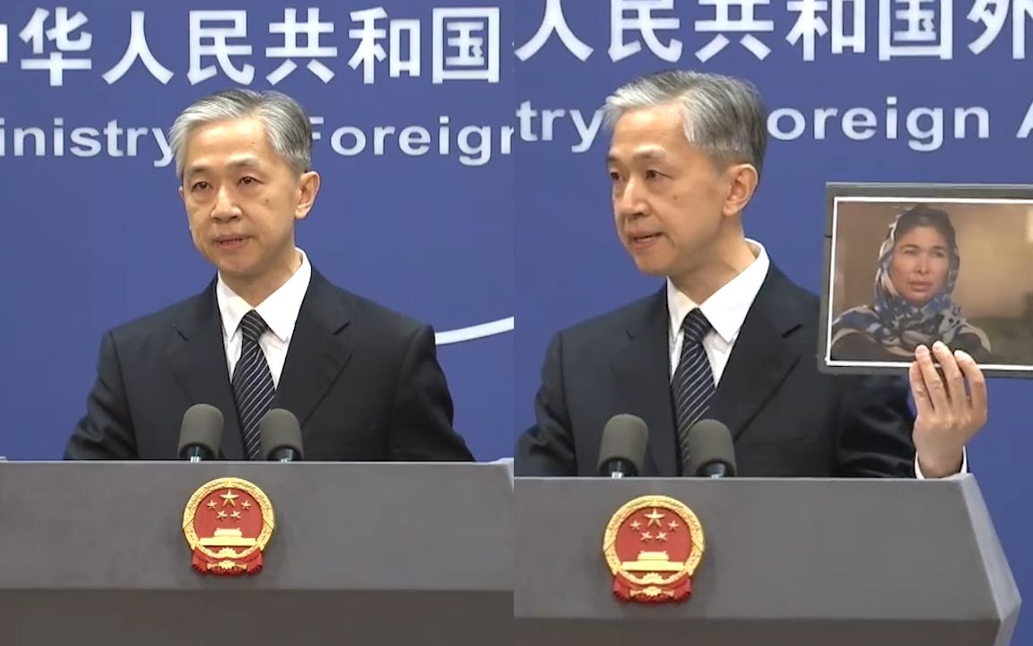 汪文斌手拿造谣者照片质问BBC 一句歇后语形象揭露其卑鄙手段