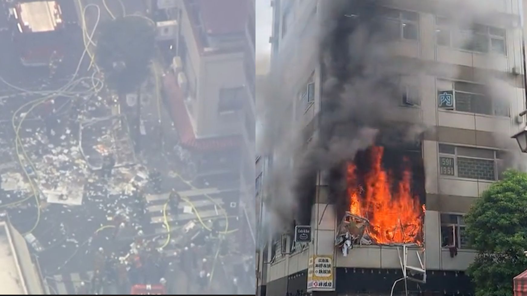 东京市中心一建筑发生爆炸：建筑碎块喷溅散落街道各处 已致4伤