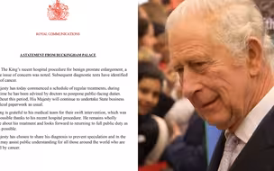 英国国王查尔斯三世被确诊患有癌症 将推迟所有需要公开露面的活动