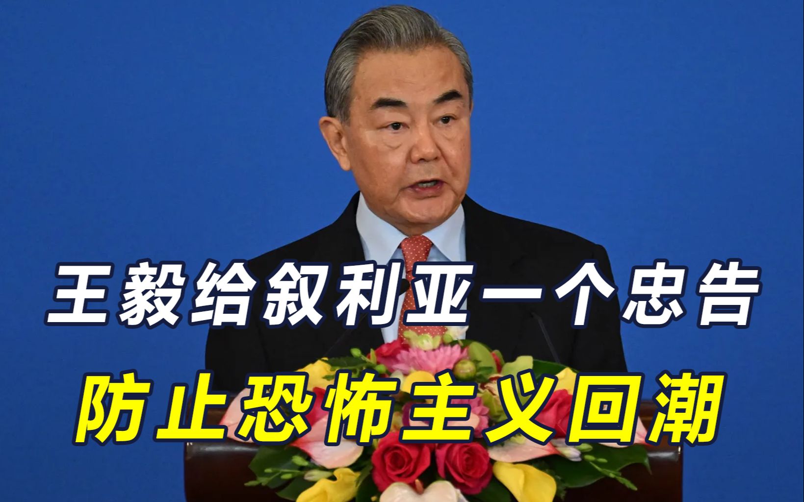 好话不说3遍！王毅当着20国的面，划1道红线，叙反对派别不当回事